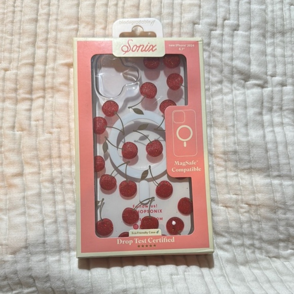 Sonix Red Cherry Phone Case Vibrant Design